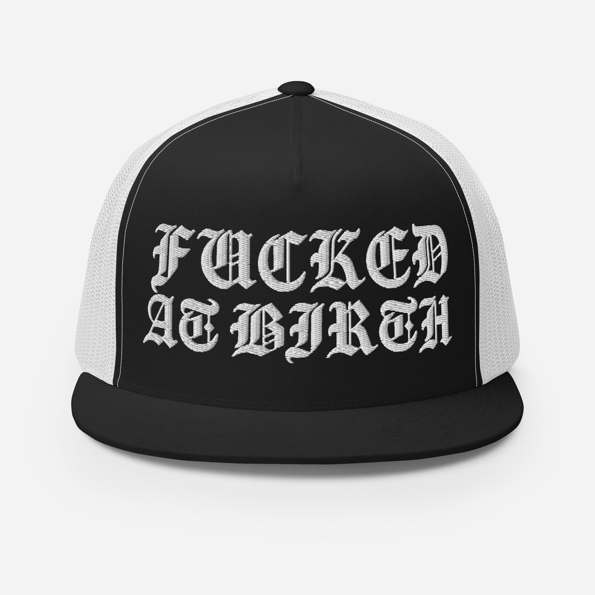BLASTED FAB TRUCKER HAT - FAB PRODUCTIONS