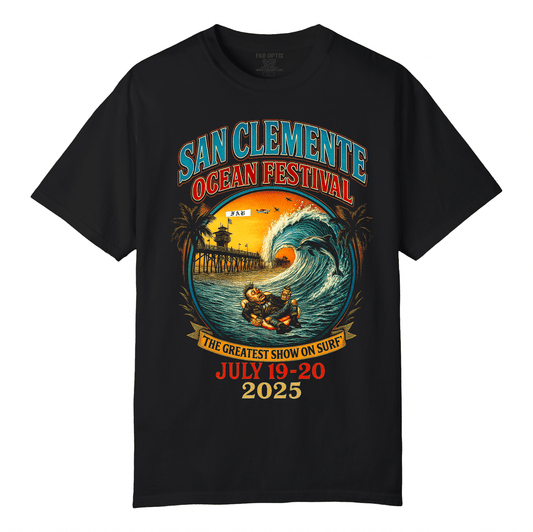 San Clemente Ocean Festival FAB tee. - FAB PRODUCTIONS